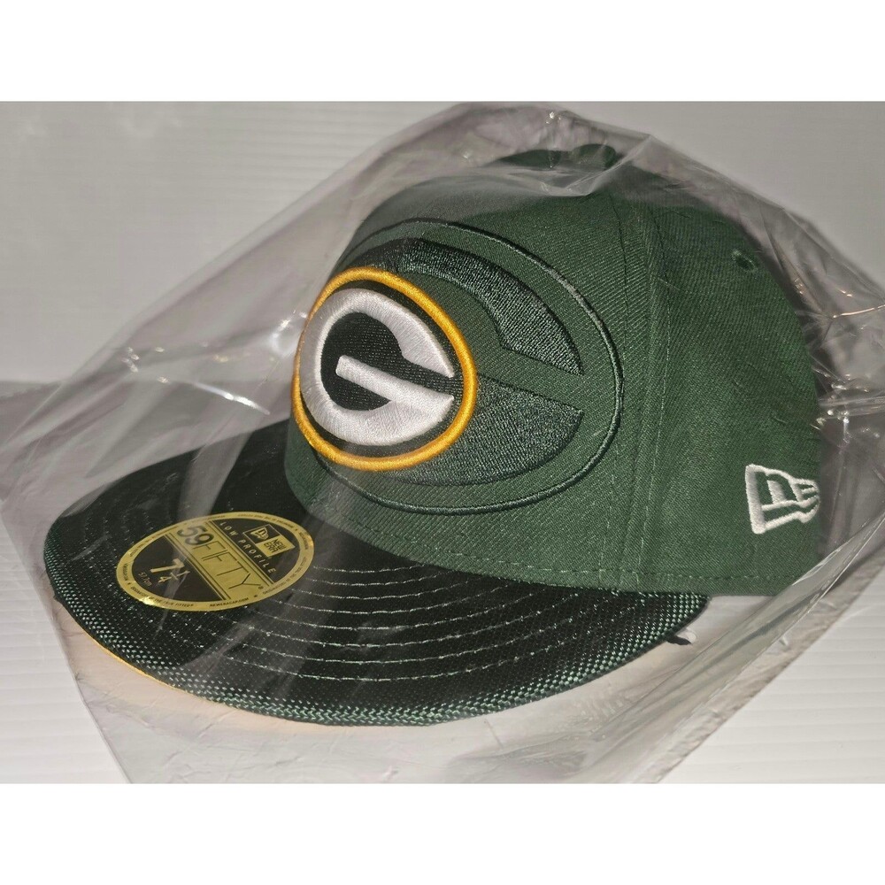 Green Bay Packers 2016 Sideline Official New Era 59Fifty Fitted Hat Size 7 1/4